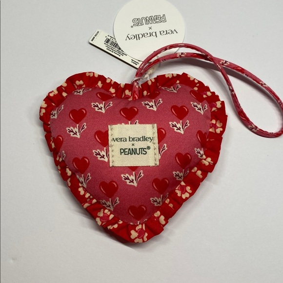 NWT Peanuts x Vera Bradley Snoopy Love Bag Charm - Picture 2 of 2